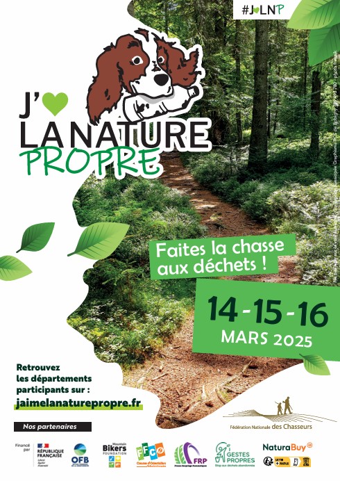 Affiche J'aime la nature propre