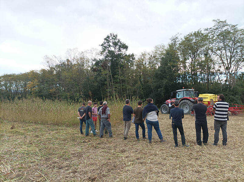 Agrifaune Ariège – démonstration de semis d’un couvert végétal relais