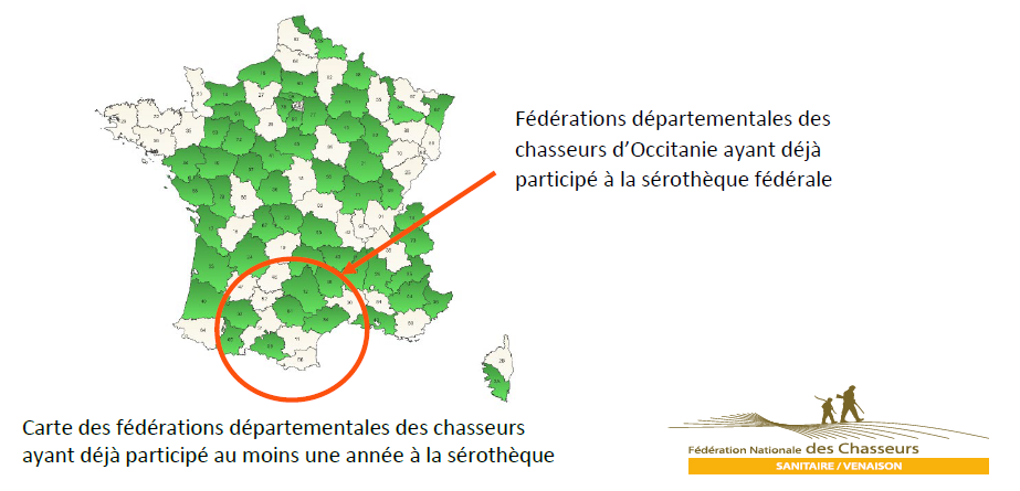 Journée nationale sérothèque fédérale  Focus sur la sérothèque des FDC d’Occitanie