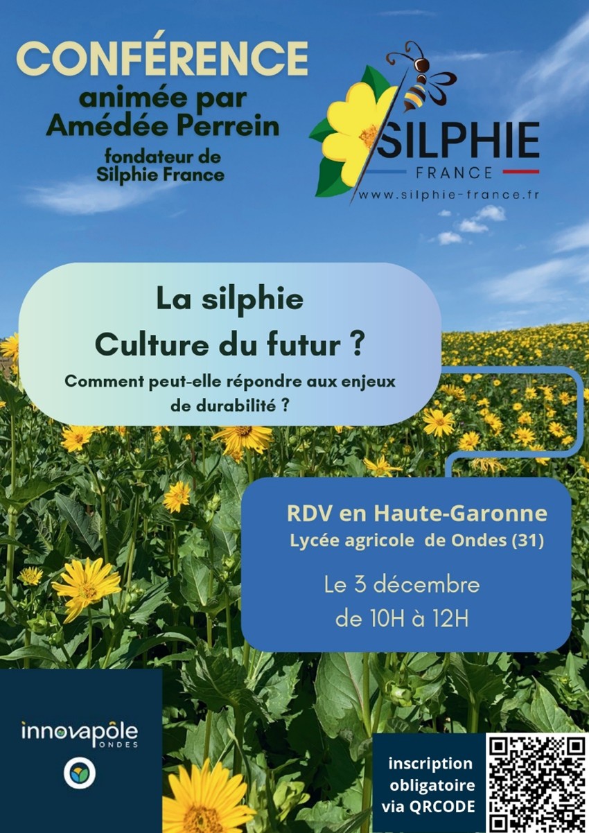 Séminaire sur la culture de la Silphie à Ondes - Mardi 3 décembre 2024