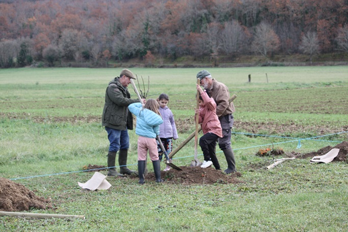 Ilot de Biodiversité : un chantier participatif sur la commune de Concorès