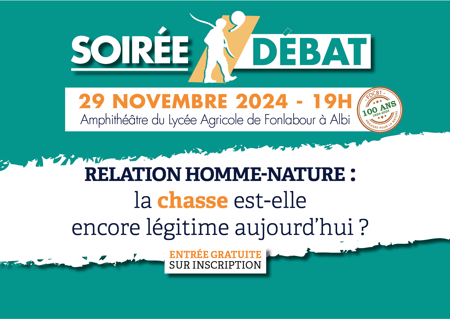 Soirée/Débat : la chasse est-elle encore légitime aujourd'hui?